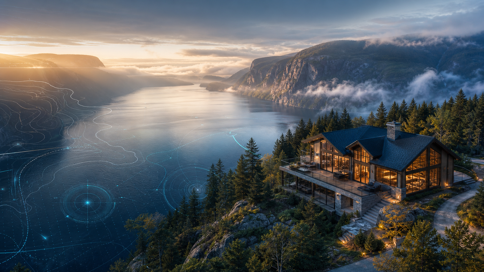 Résidence haut de gamme au bord du Fjord du Saguenay